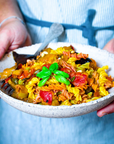 Bunte Fusilli mit frischem Gemüse aus Griechenland – Mama Irene – 400g