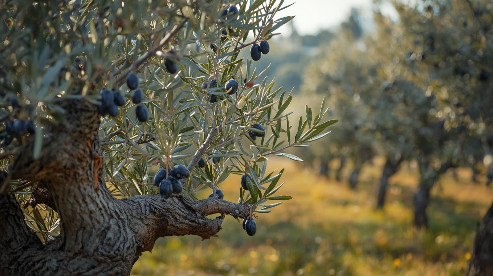 Handgepflückte Oliven