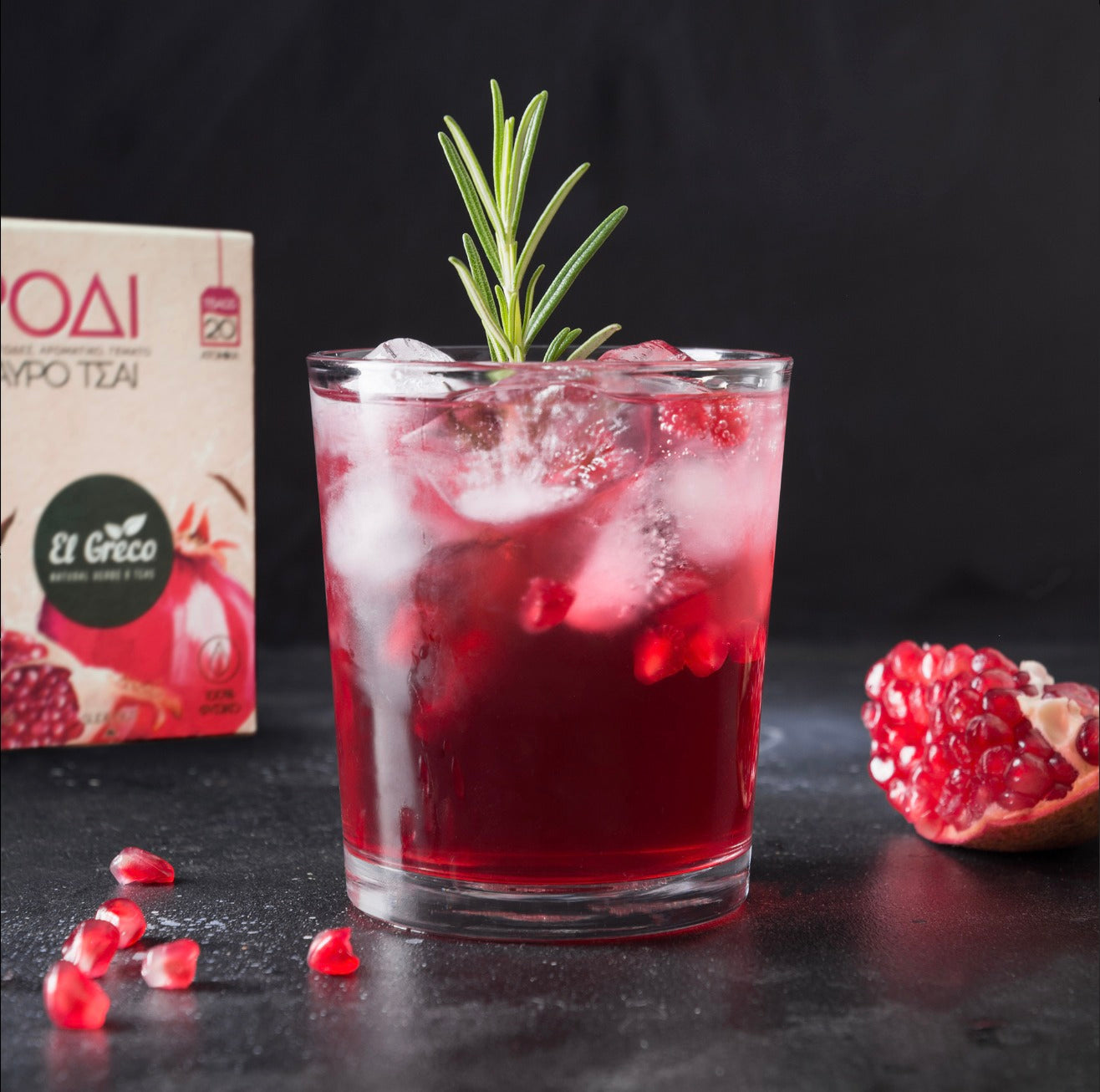 Schwarzer Tee mit Granatapfel image 2