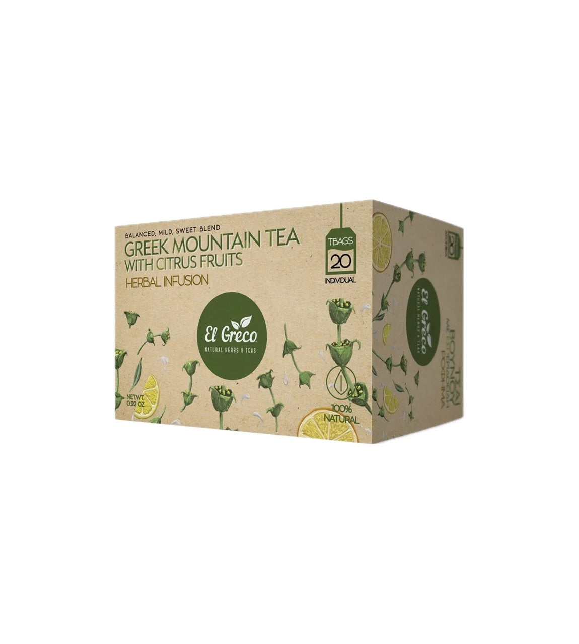 Griechischer Bergtee mit Zitrusfrüchte image 0