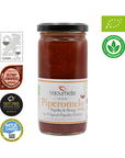 Grill Sauce Piperomelo Bio Paprika Honig Chutney von Naoumidis aus Griechenland