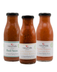 Bio Paprika trifft Tomaten - das Saucen Trio