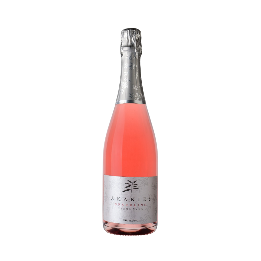 Kir-Yianni Akakies Sparkling Rosé Xinomavro griechischer Rosé-Schaumwein aus Amynteon - 0,75 l