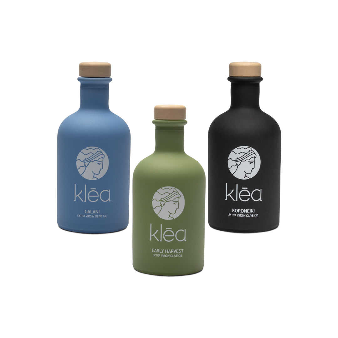 Klea natives Olivenöl extra Probierset 3x100ml Early Harvest Galani Koroneiki