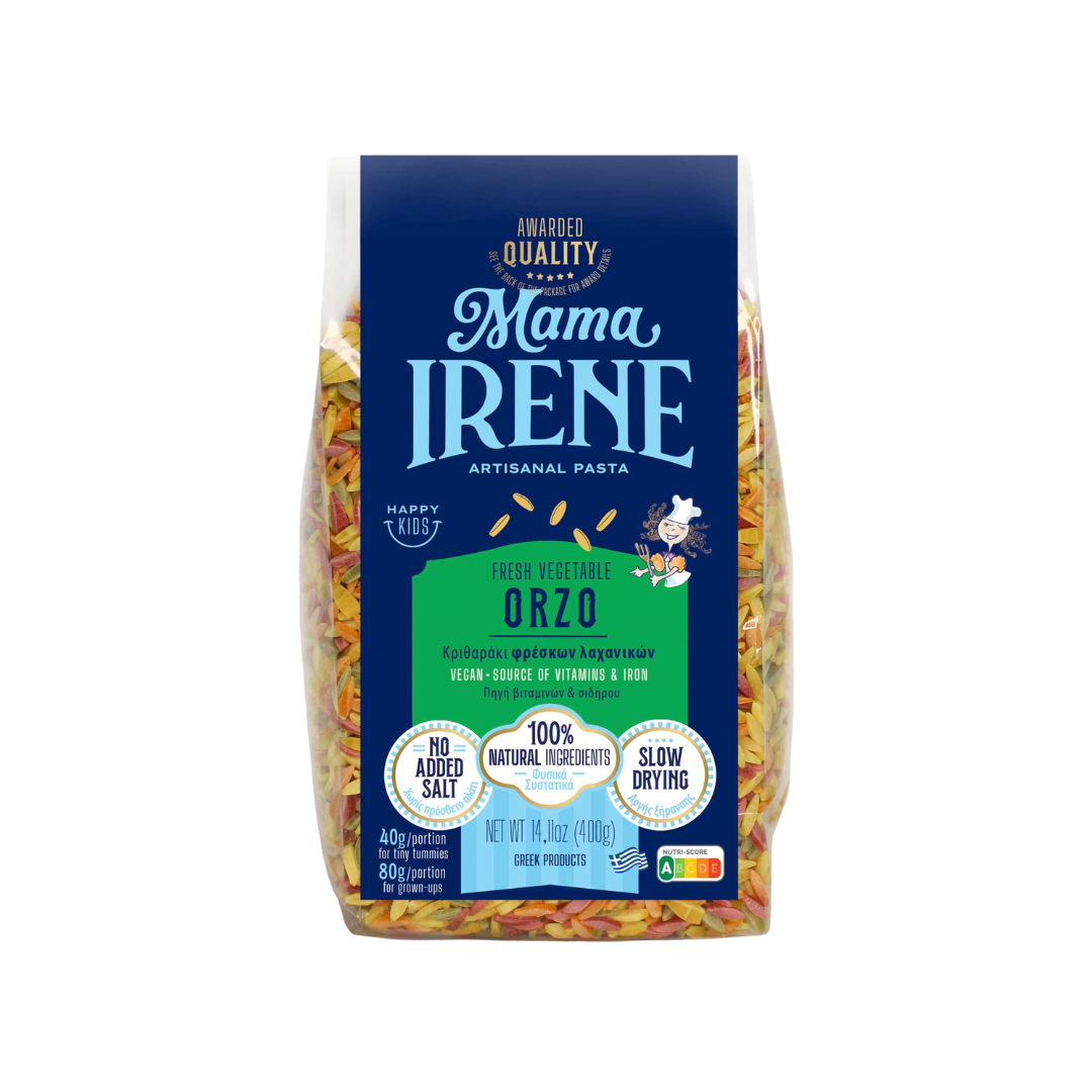 Mama Irene Orzo Kritharaki mit frischem Gemüse aus Griechenland - 400 g